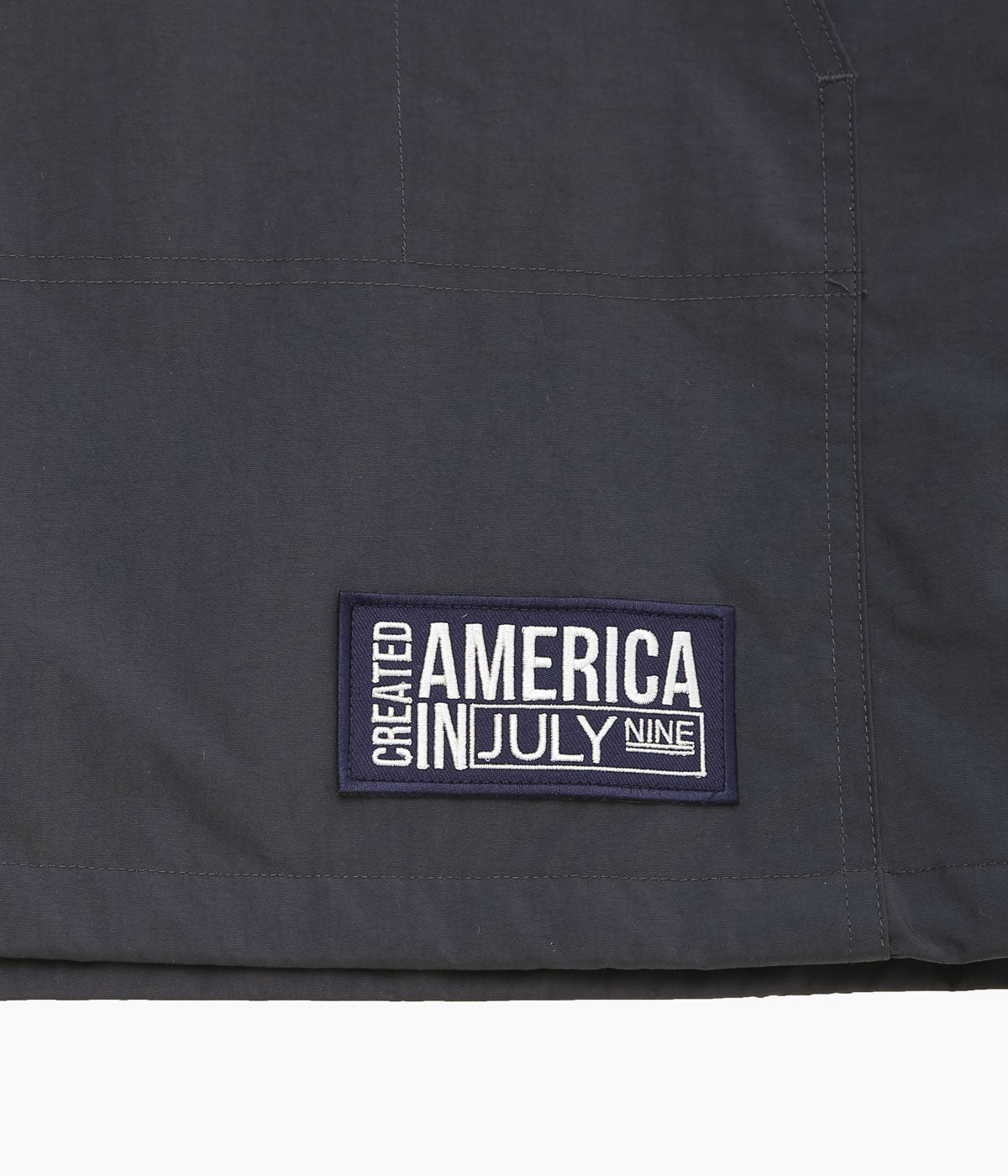 JULY NINE ''ANORAK HOODIE'' (CHARCOAL)