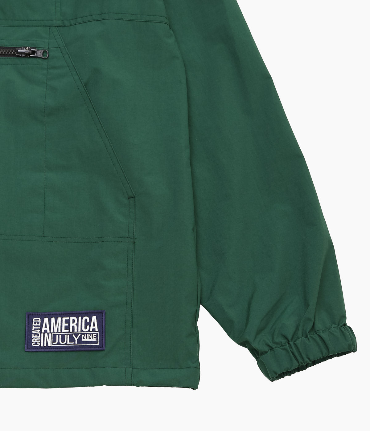 JULY NINE ''ANORAK HOODIE'' (GREEN)