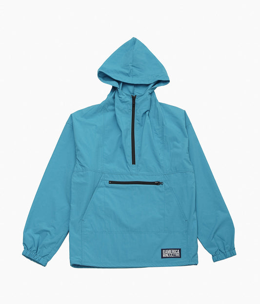 JULY NINE ''ANORAK HOODIE'' (TURQUOISE)