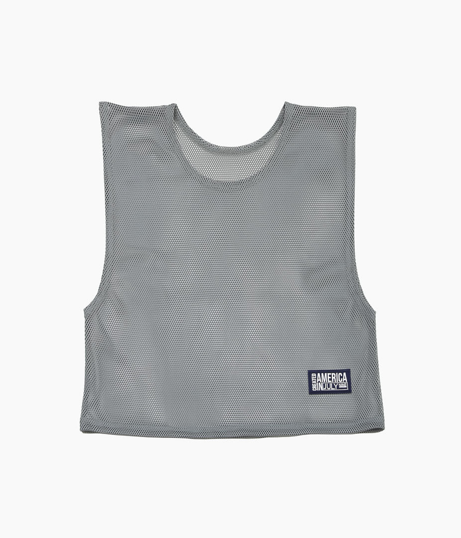 JULY NINE ''BIB MESH VEST MENS'' (GRAY	)