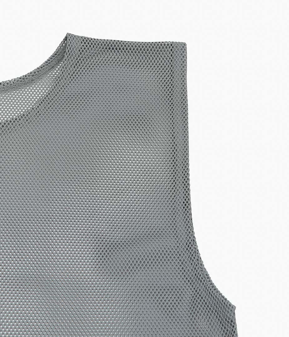 JULY NINE ''BIB MESH VEST MENS'' (GRAY	)