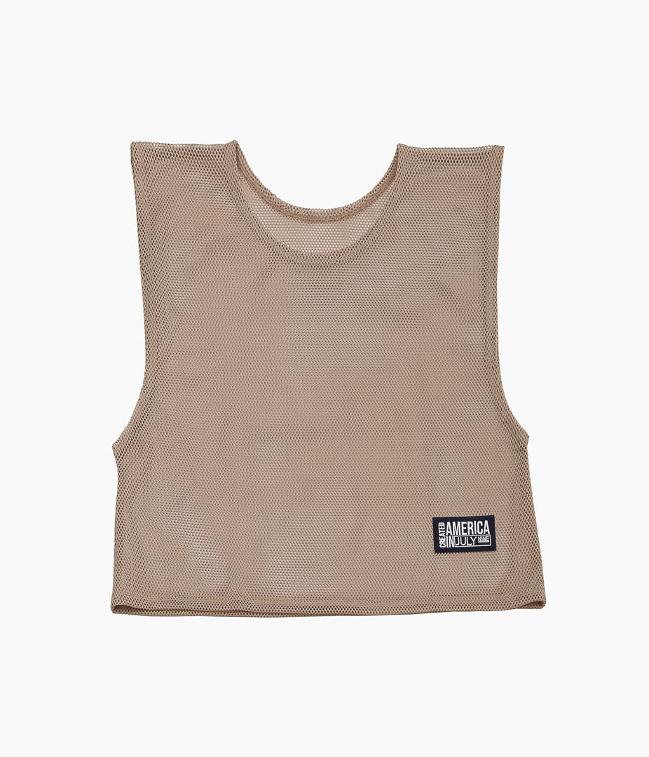 JULY NINE ''BIB MESH VEST MENS'' (OAK)