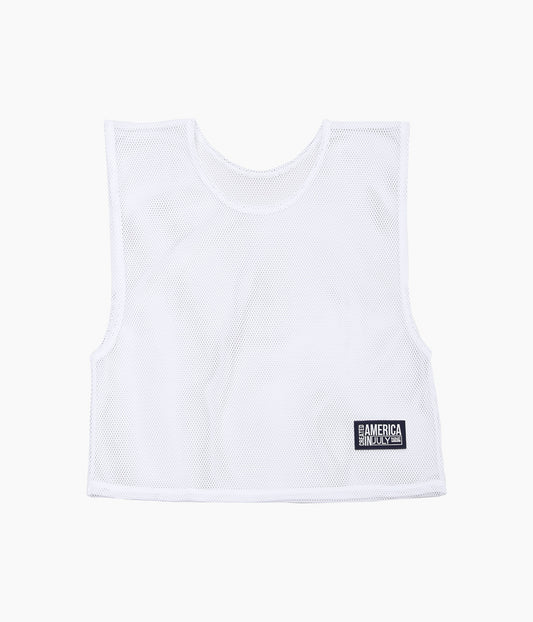 JULY NINE ''BIB MESH VEST MENS'' (WHITE)