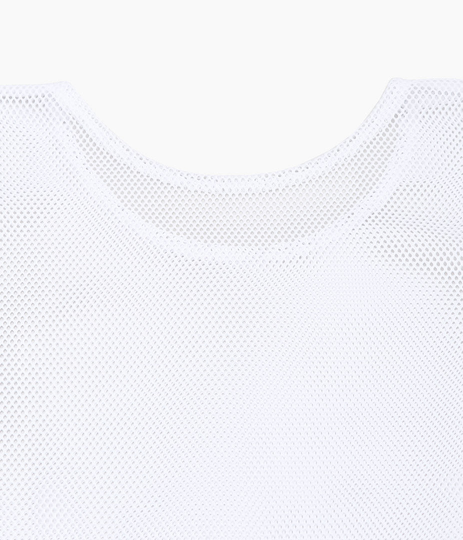 JULY NINE ''BIB MESH VEST MENS'' (WHITE)