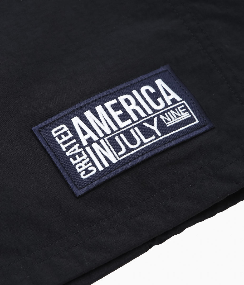 JULY NINE ''FULL ZIP HOODIE'' (BLACK)