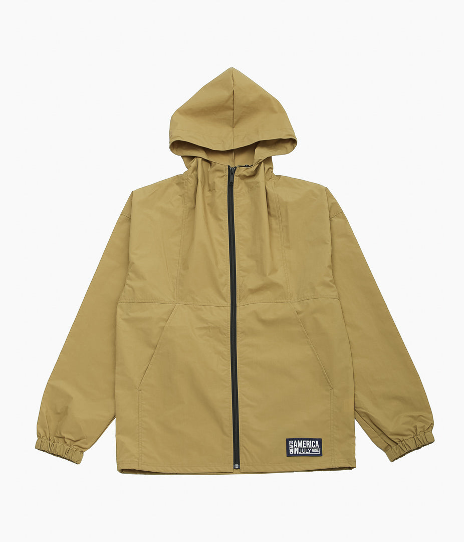 JULY NINE ''FULL ZIP HOODIE'' (CAMEL)