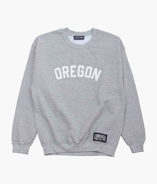 JULY NINE ''LETTERD SWEAT / OREGON'' (GRAY)