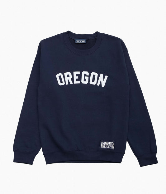 JULY NINE ''LETTERD SWEAT / OREGON'' (NAVY)