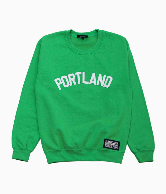 JULY NINE ''LETTERD SWEAT / PORTLAND'' (GREEN)