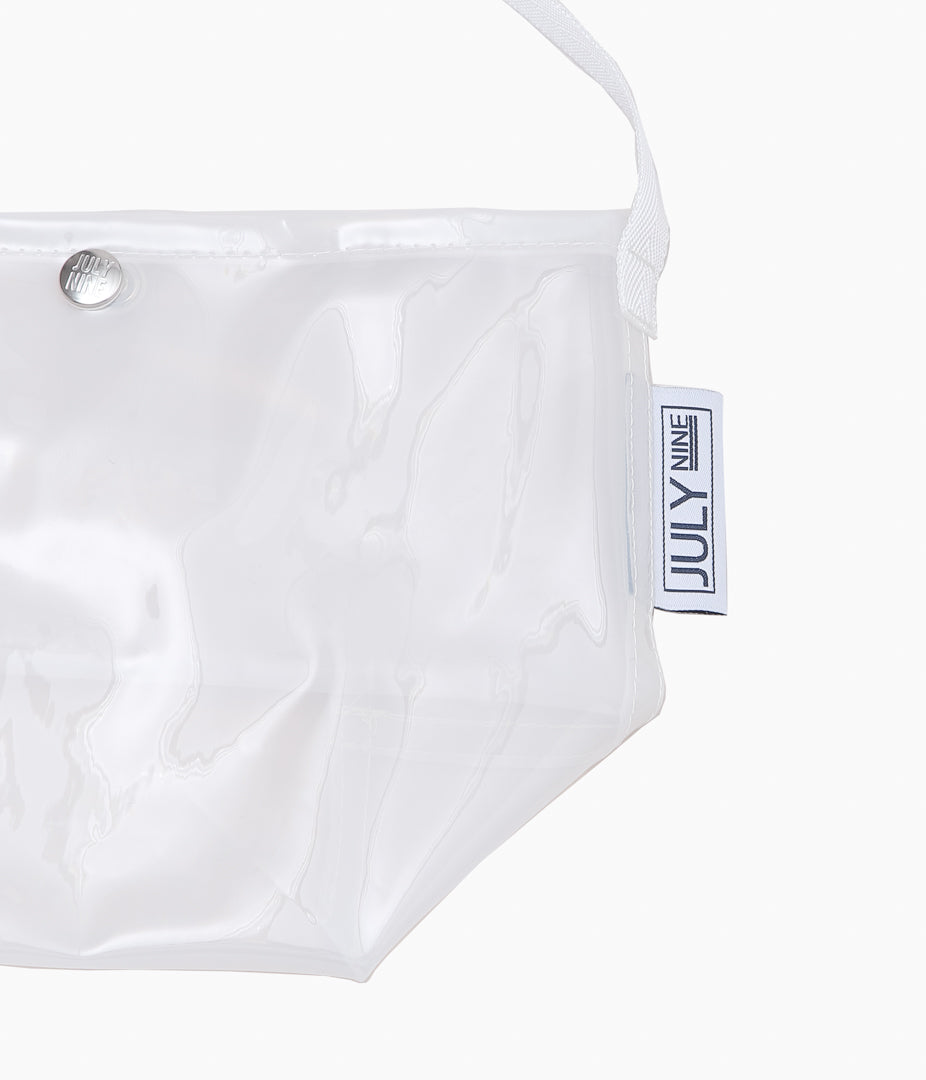 JULY NINE ''LIQUID MINI TOTE'' (WHITE)
