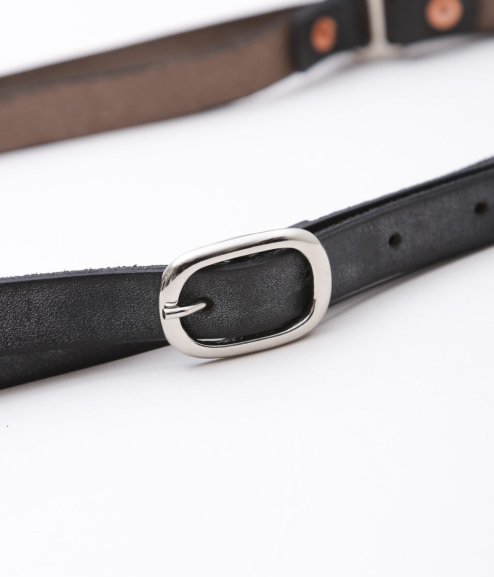 KINGSLEY WALTERS STUDIO ''DR / DOUBLE WRAP BELT'' (BLACK)