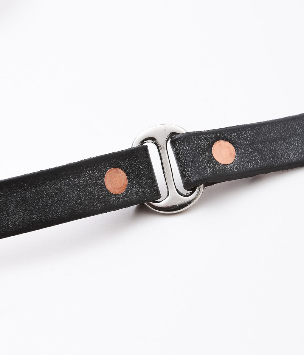 KINGSLEY WALTERS STUDIO ''DR / DOUBLE WRAP BELT'' (BLACK)