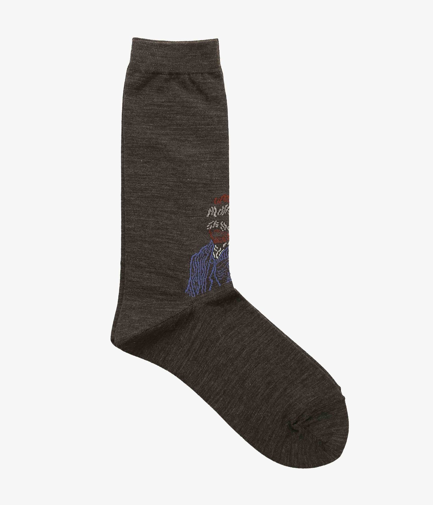 KOTA GUSHIKEN ''A TOUCH OF VAN GOGH SOCKS'' (DARK BROWN)