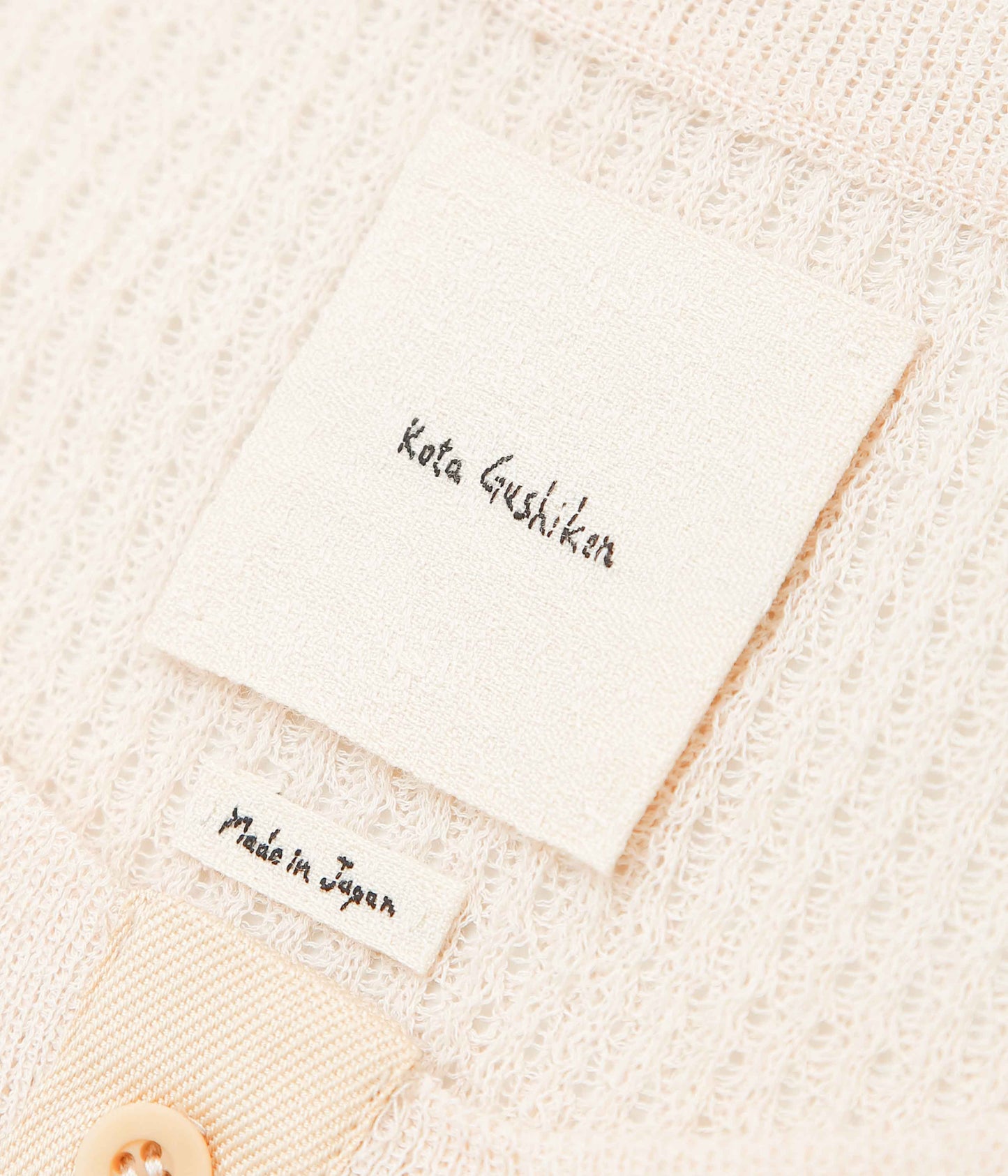 KOTA GUSHIKEN ''ANTI-THERMAL SHEER KNIT'' (BEIGE)