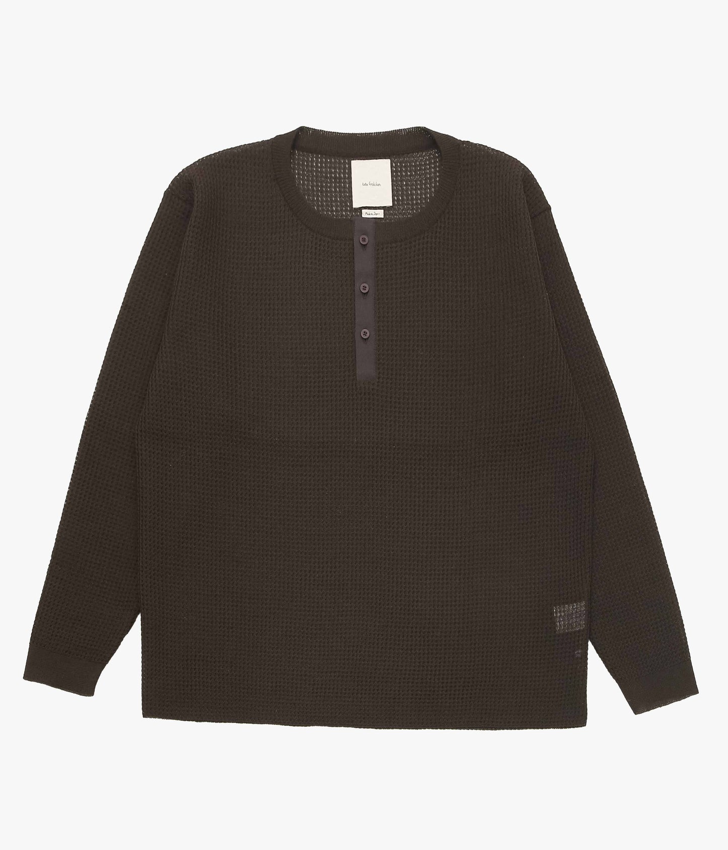 KOTA GUSHIKEN ''ANTI-THERMAL SHEER KNIT'' (BROWN)