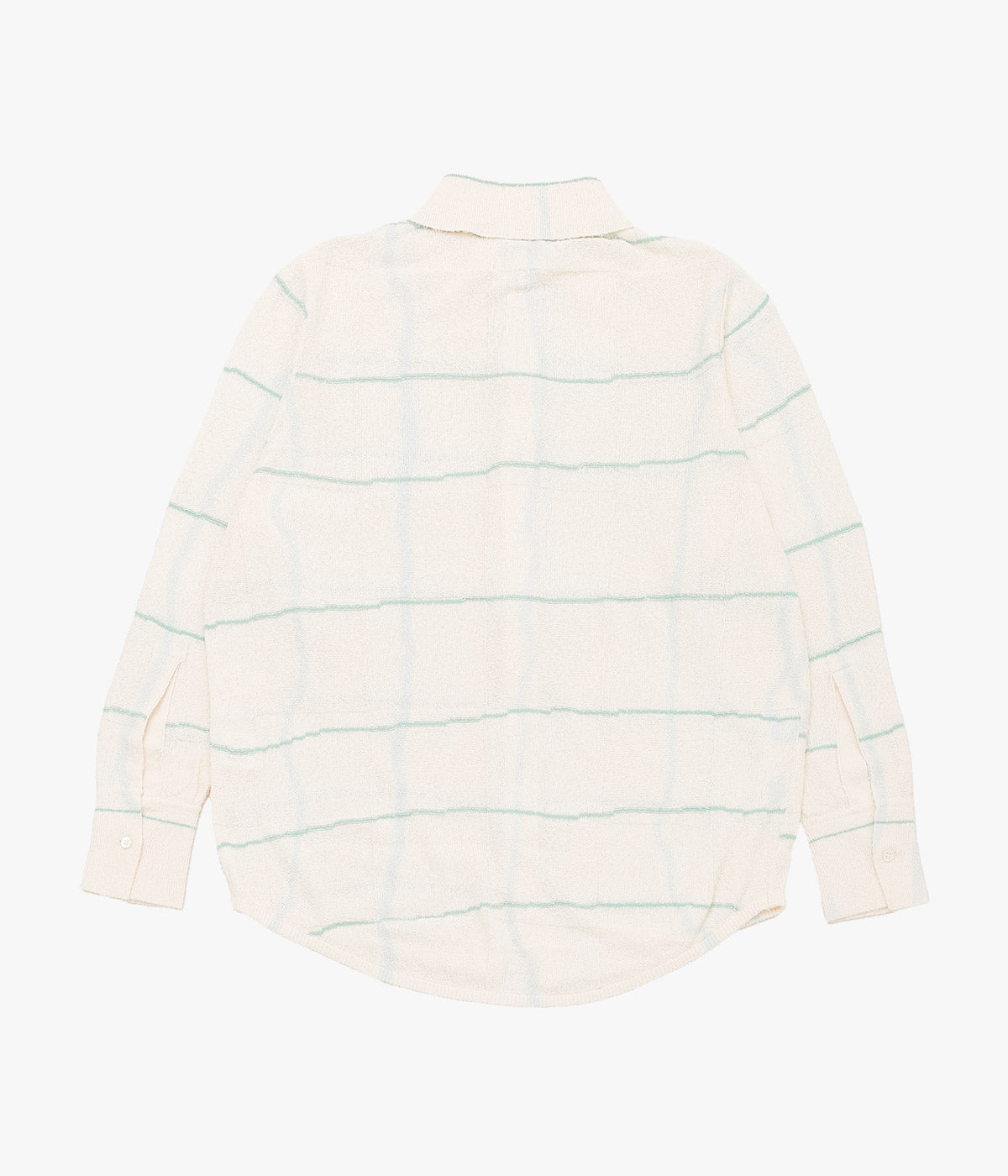 KOTA GUSHIKEN ''CHUSEN DYEING PLAID SHIRT'' (WHITE)