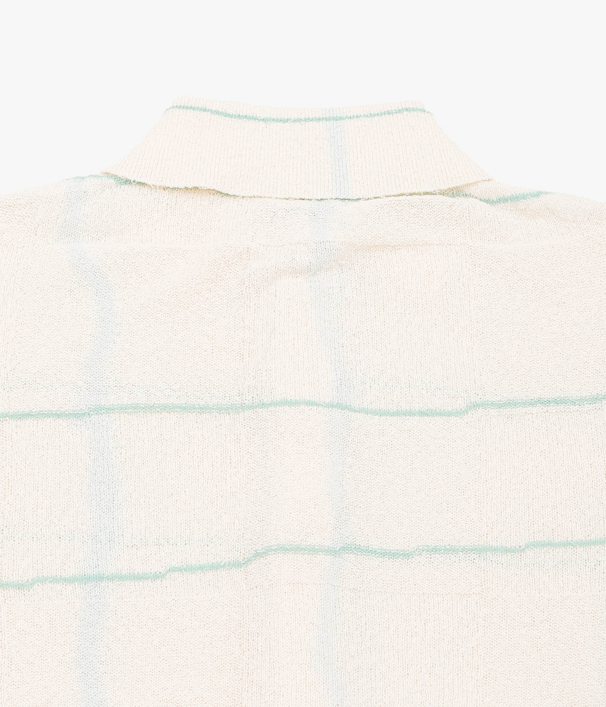 KOTA GUSHIKEN ''CHUSEN DYEING PLAID SHIRT'' (WHITE)