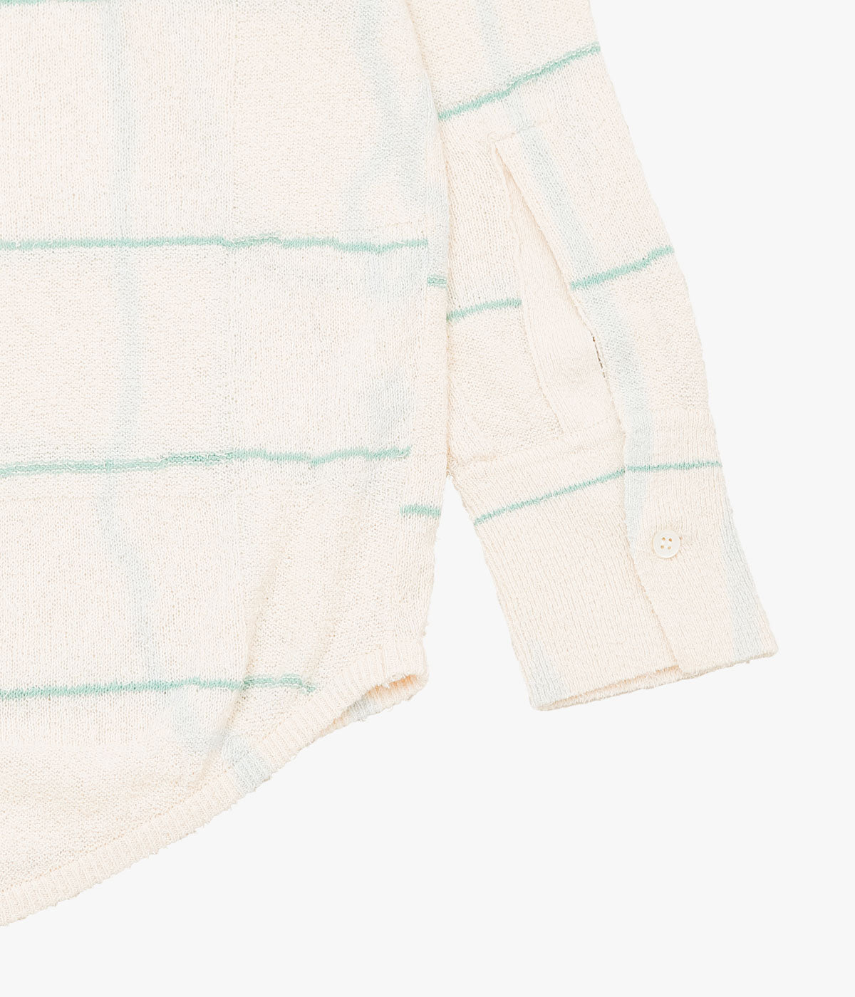 KOTA GUSHIKEN ''CHUSEN DYEING PLAID SHIRT'' (WHITE)