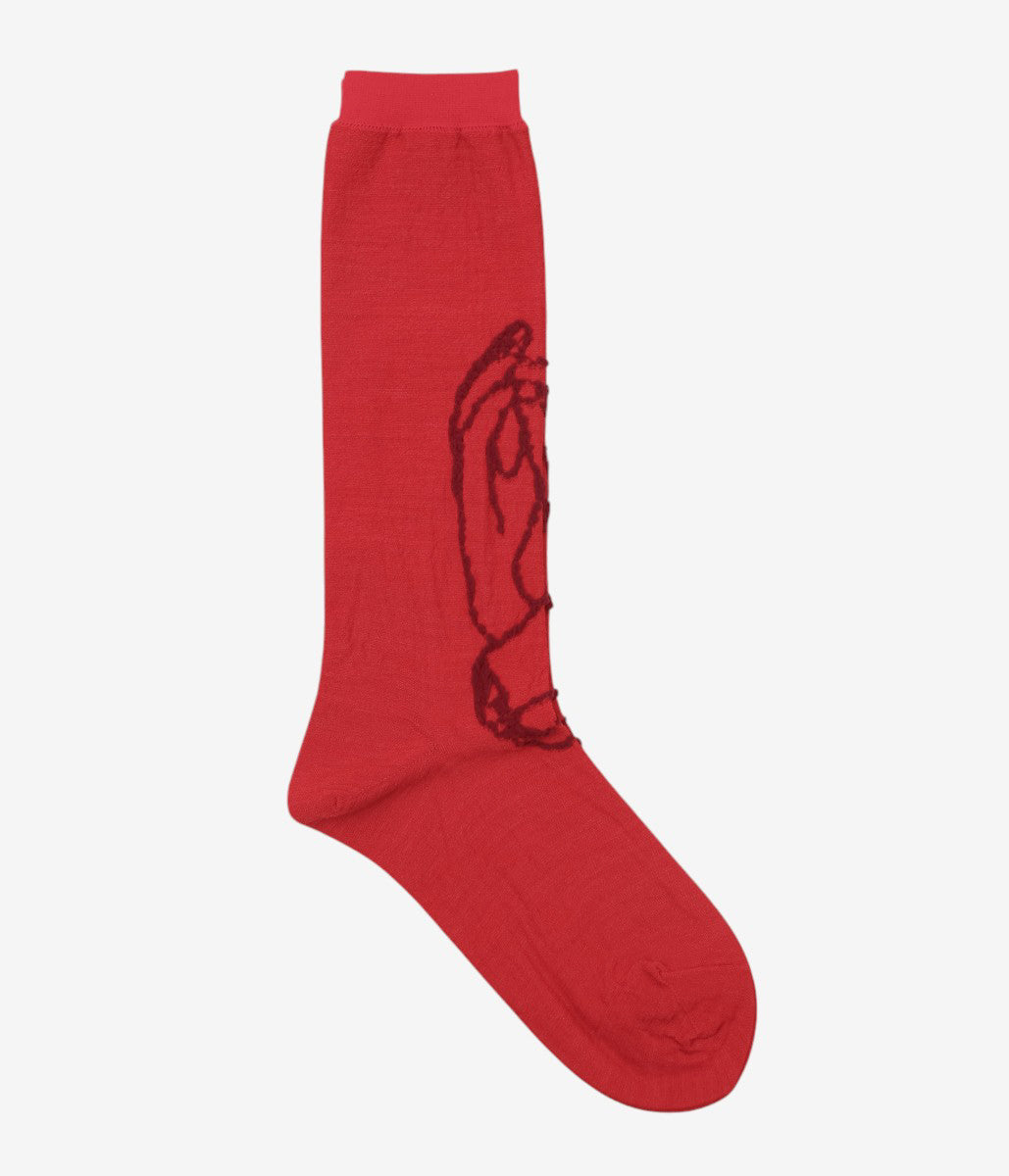 KOTA GUSHIKEN ''DHAND OF RODIN SOCKS-A BIT 3D'' (레드)