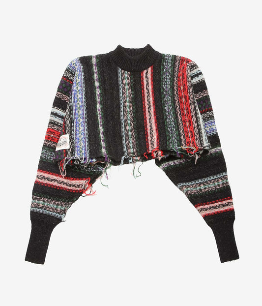 KOTA GUSHIKEN ''JUMPER-ISH SCARF'' (GRAY×RED)
