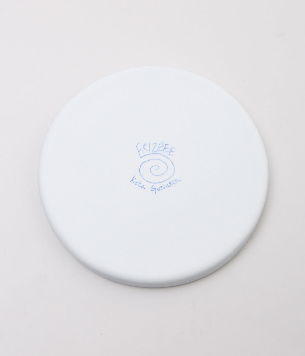 KOTA GUSHIKEN ''MELTED SMILE BABY PLATE''(LIGHT BLUE GRAY①)