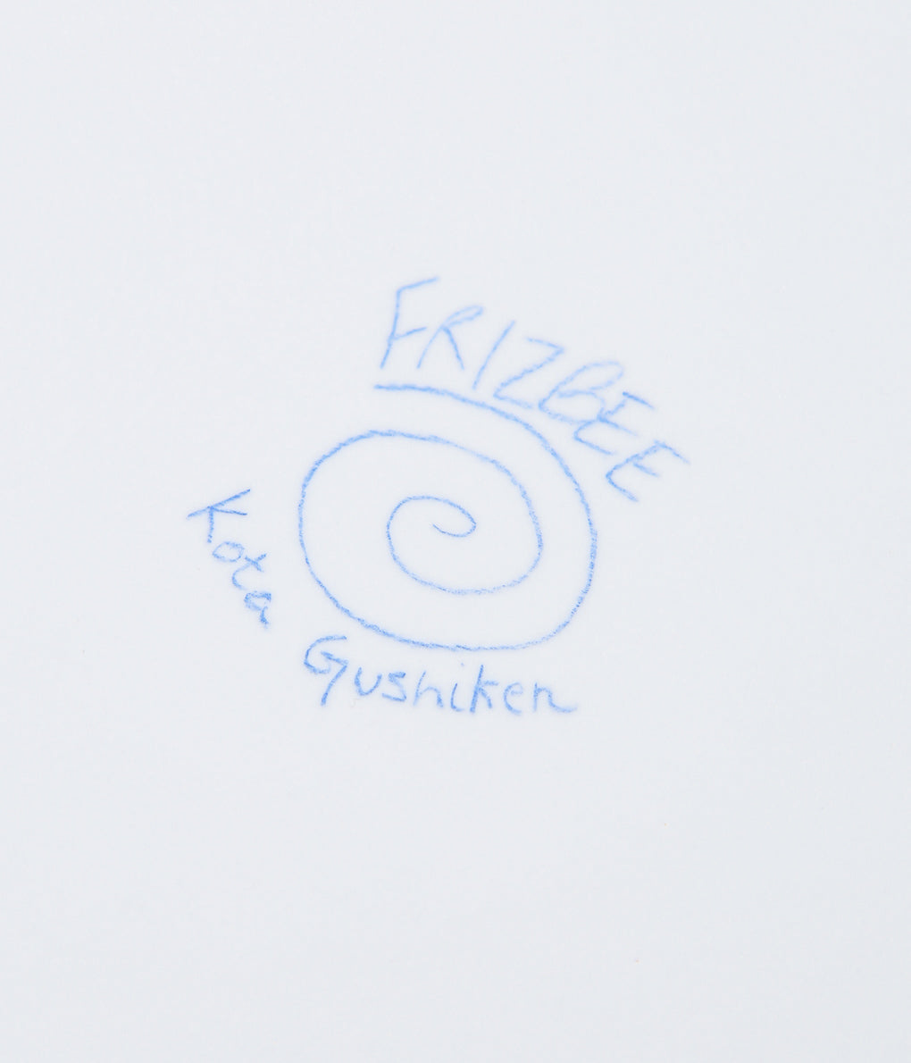 KOTA GUSHIKEN ''MELTED SMILE BABY PLATE'' (LIGHT BLUE GRAY①