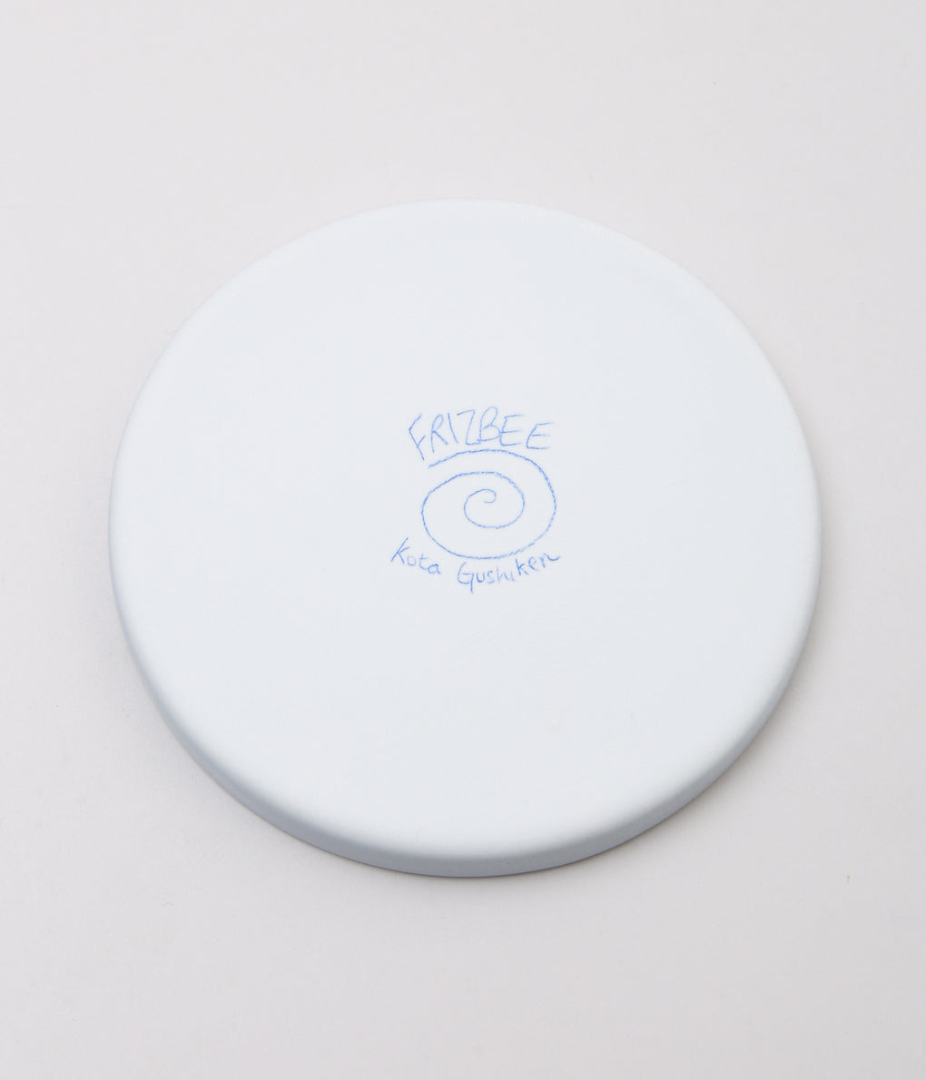 KOTA GUSHIKEN ''MELTED SMILE BABY PLATE'' (LIGHT BLUE GRAY②