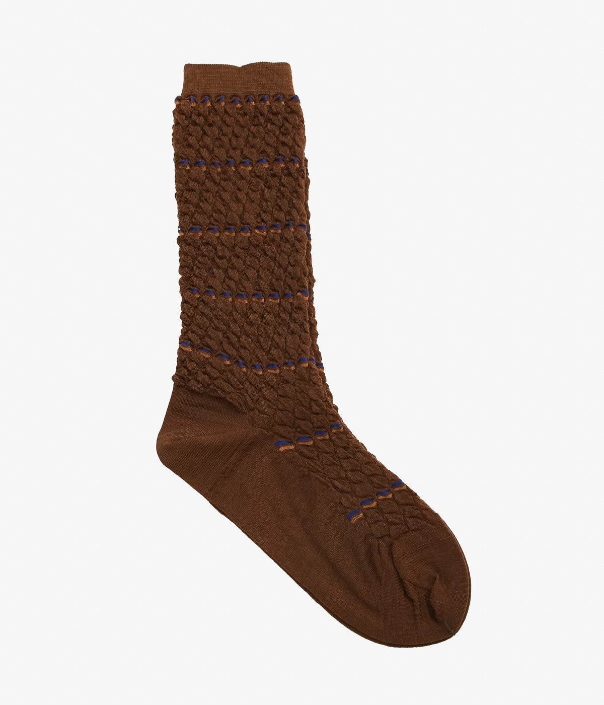 KOTA GUSHIKEN ''WRINKLED WOOL SOCKS'' (BROWN)