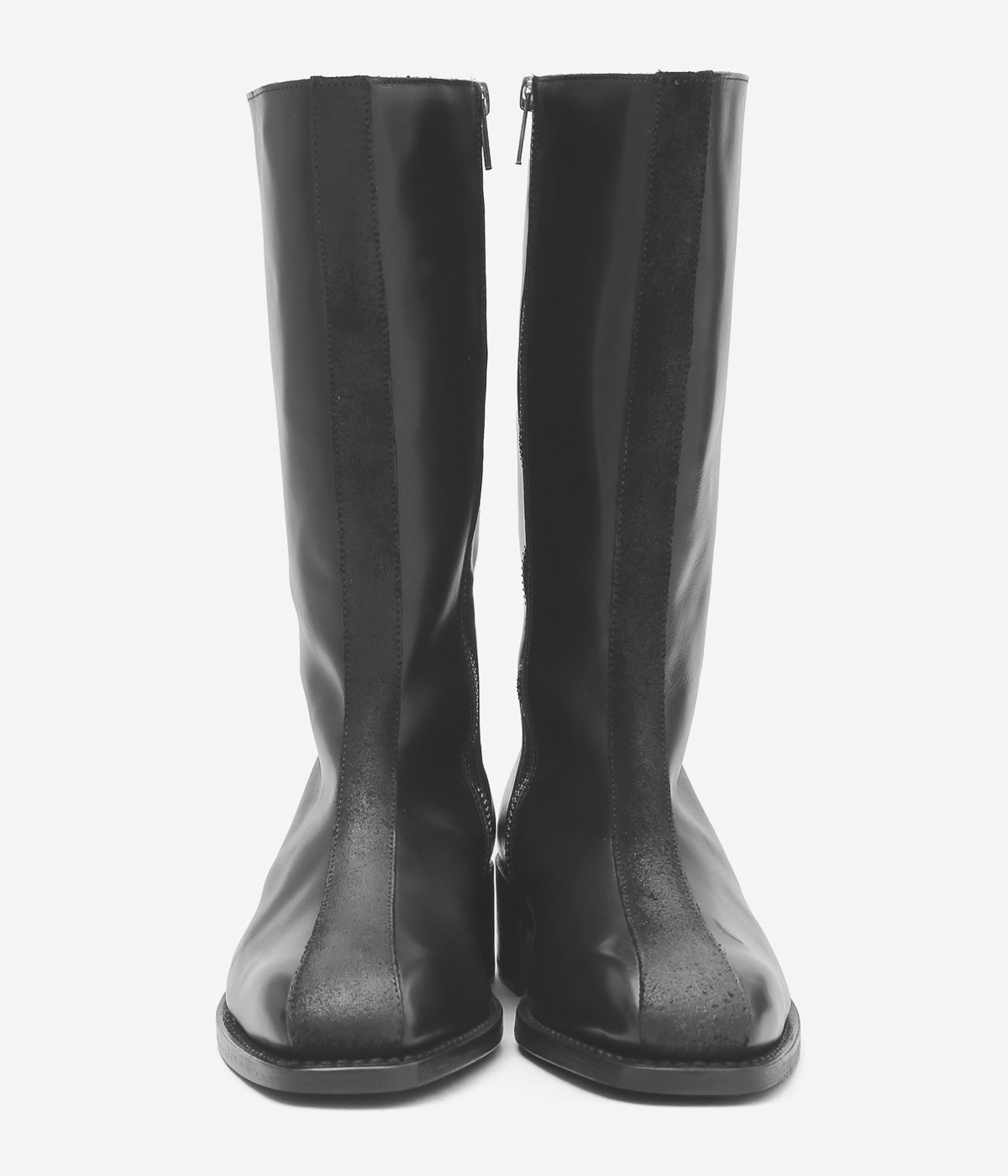 KRISTIAN-KRISTIAN ''PEDESTRIAN BOOT'' (BLACK / CALF LEATHERE×WAXED SUEDE)