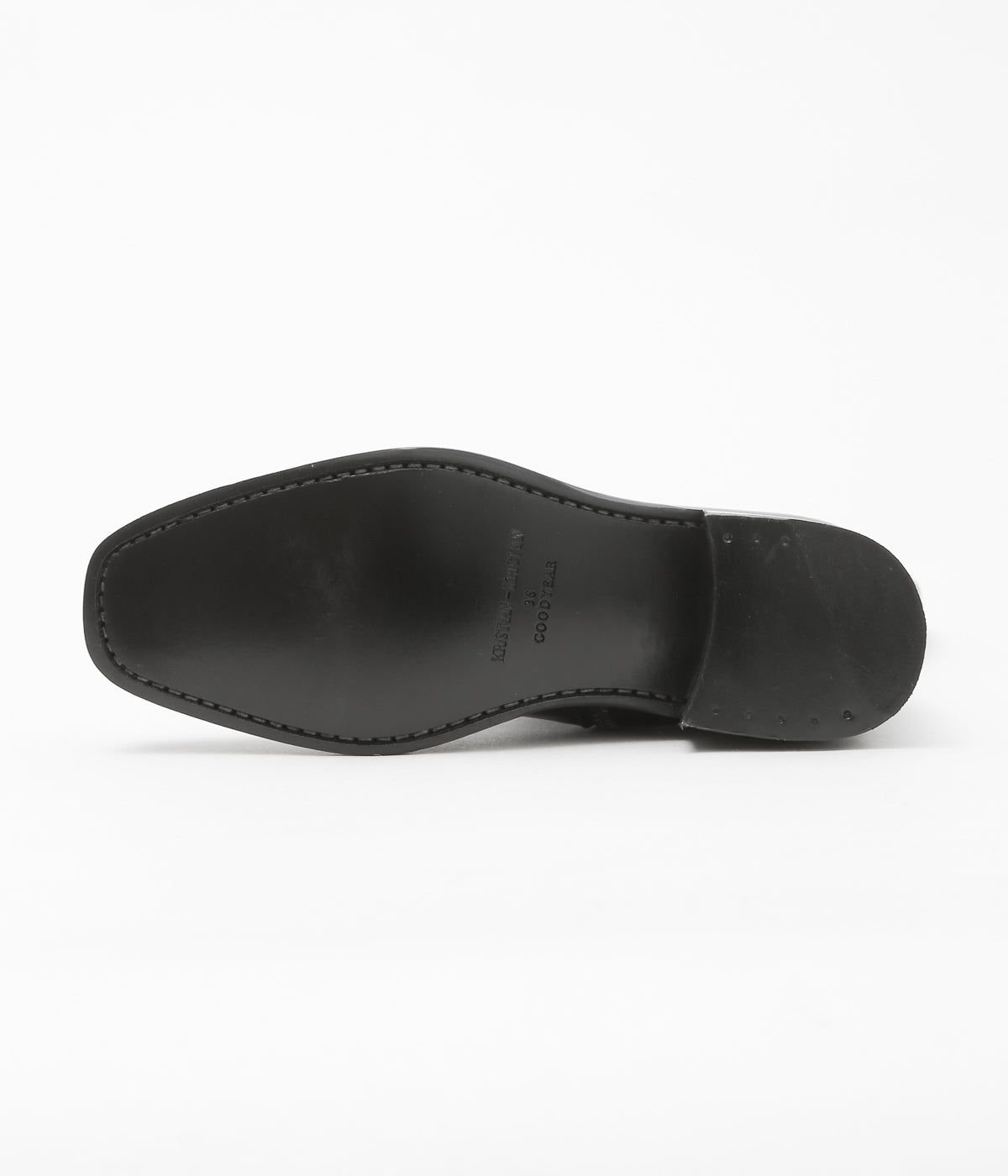 KRISTIAN-KRISTIAN ''PEDESTRIAN BOOT'' (BLACK / CALF LEATHERE×WAXED SUEDE)