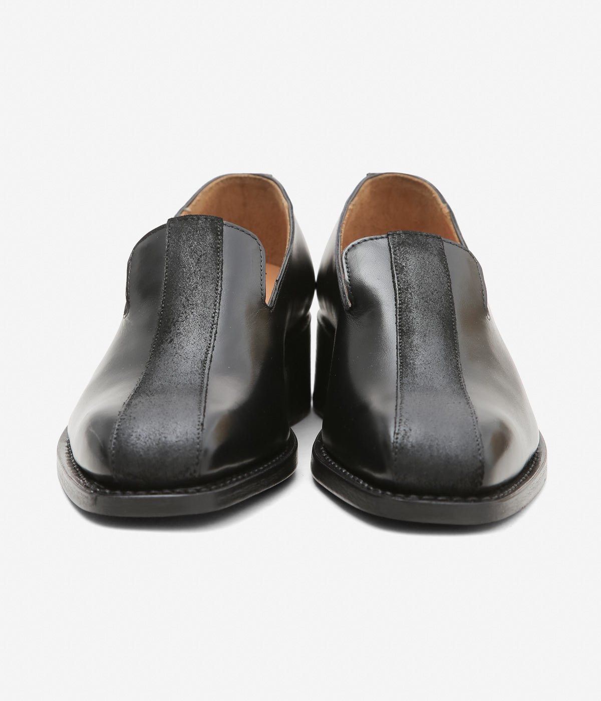 KRISTIAN-KRISTIAN ''PEDESTRIAN LOAFER'' (BLACK / CALF LEATHERE×WAXED SUEDE)