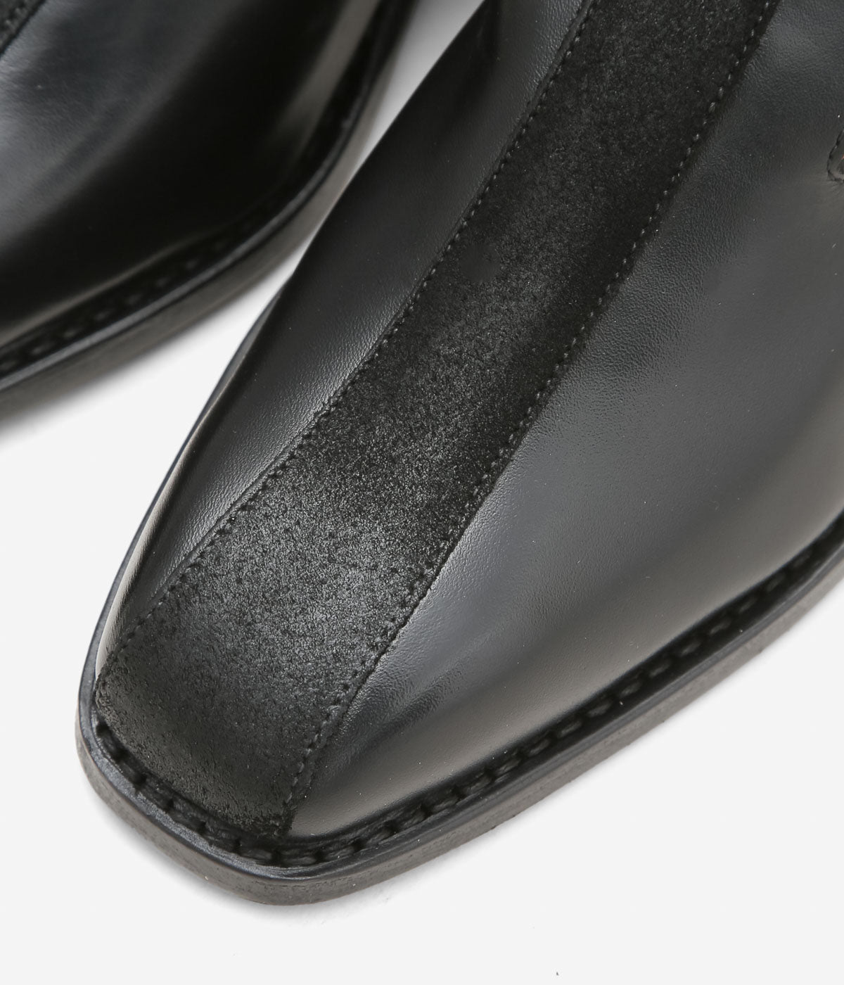 KRISTIAN-KRISTIAN ''PEDESTRIAN LOAFER'' (BLACK / CALF LEATHERE×WAXED SUEDE)