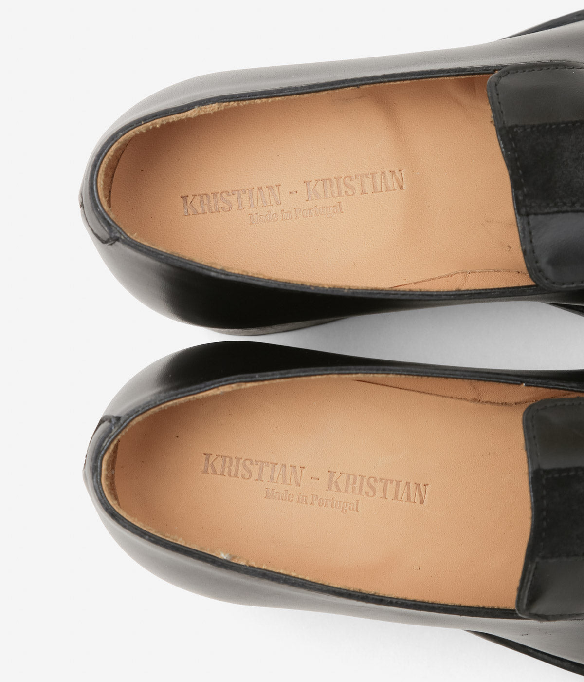 KRISTIAN-KRISTIAN ''PEDESTRIAN LOAFER'' (BLACK / CALF LEATHERE×WAXED SUEDE)