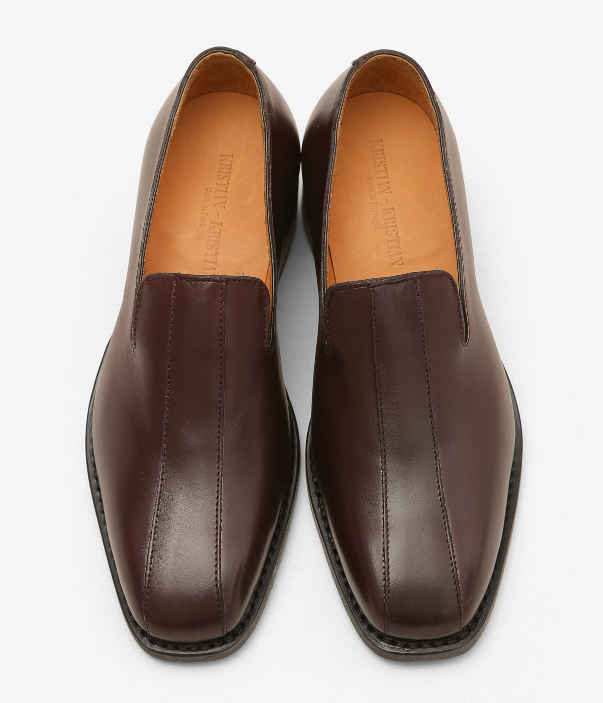 KRISTIAN-KRISTIAN ''PEDESTRIAN LOAFER'' (BORDEAUX / CALF LEATHER)