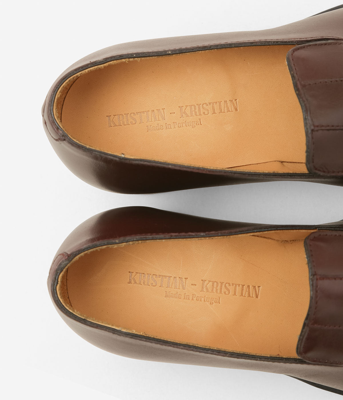 KRISTIAN-KRISTIAN ''PEDESTRIAN LOAFER'' (BORDEAUX / CALF LEATHER)