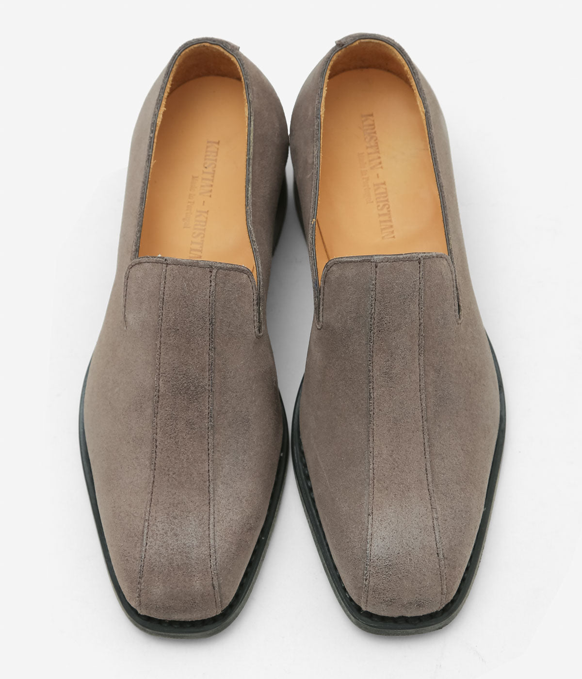 KRISTIAN-KRISTIAN ''PEDESTRIAN LOAFER'' (GREY / WAXED SUEDE)
