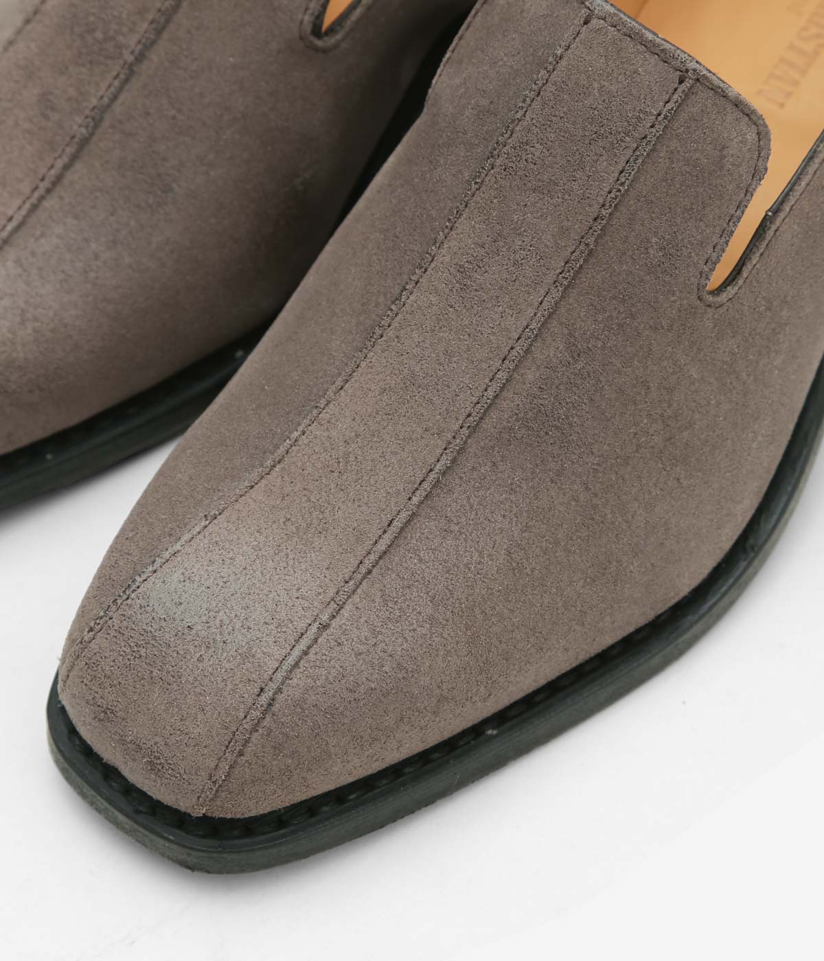 KRISTIAN-KRISTIAN ''PEDESTRIAN LOAFER'' (GREY / WAXED SUEDE)
