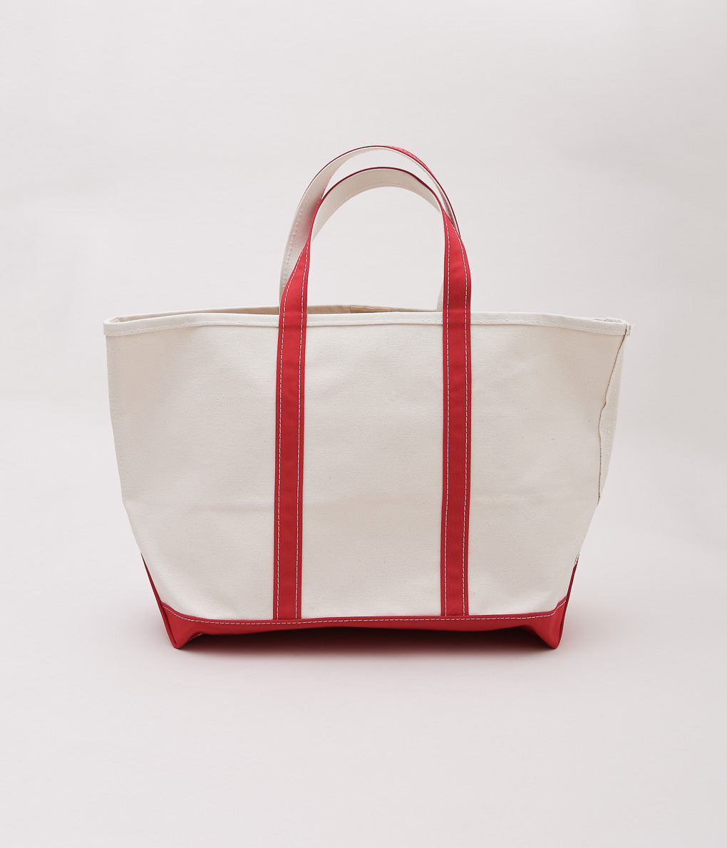 L.L. BEAN ''BOAT&TOTE BAG LARGE'' (RED TRIM)