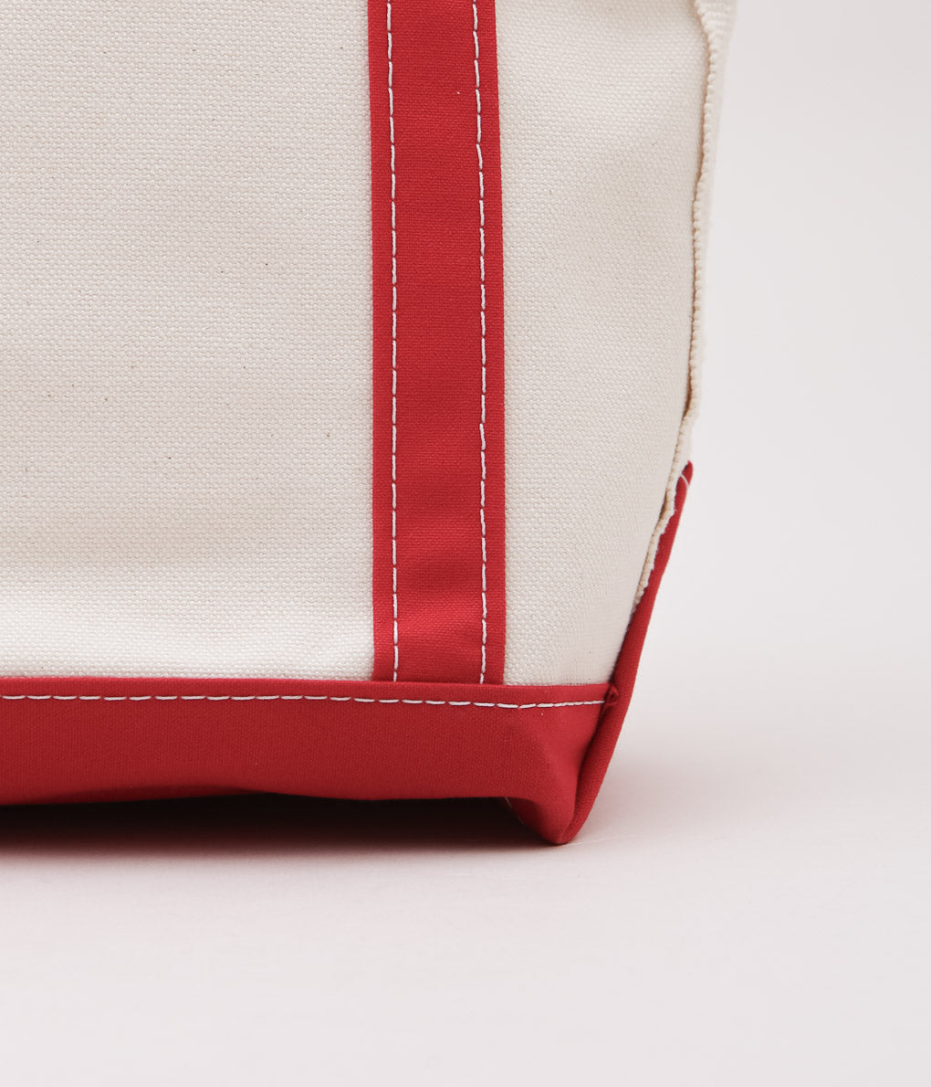 L.L. BEAN''BOAT&TOTE BAG SMALL'' (RED TRIM)