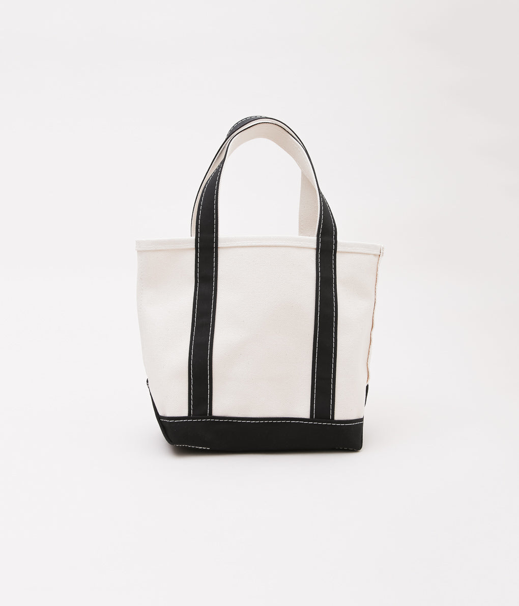 L.L. BEAN''BOAT&TOTE BAG SMALL'' (BLACK TRIM)