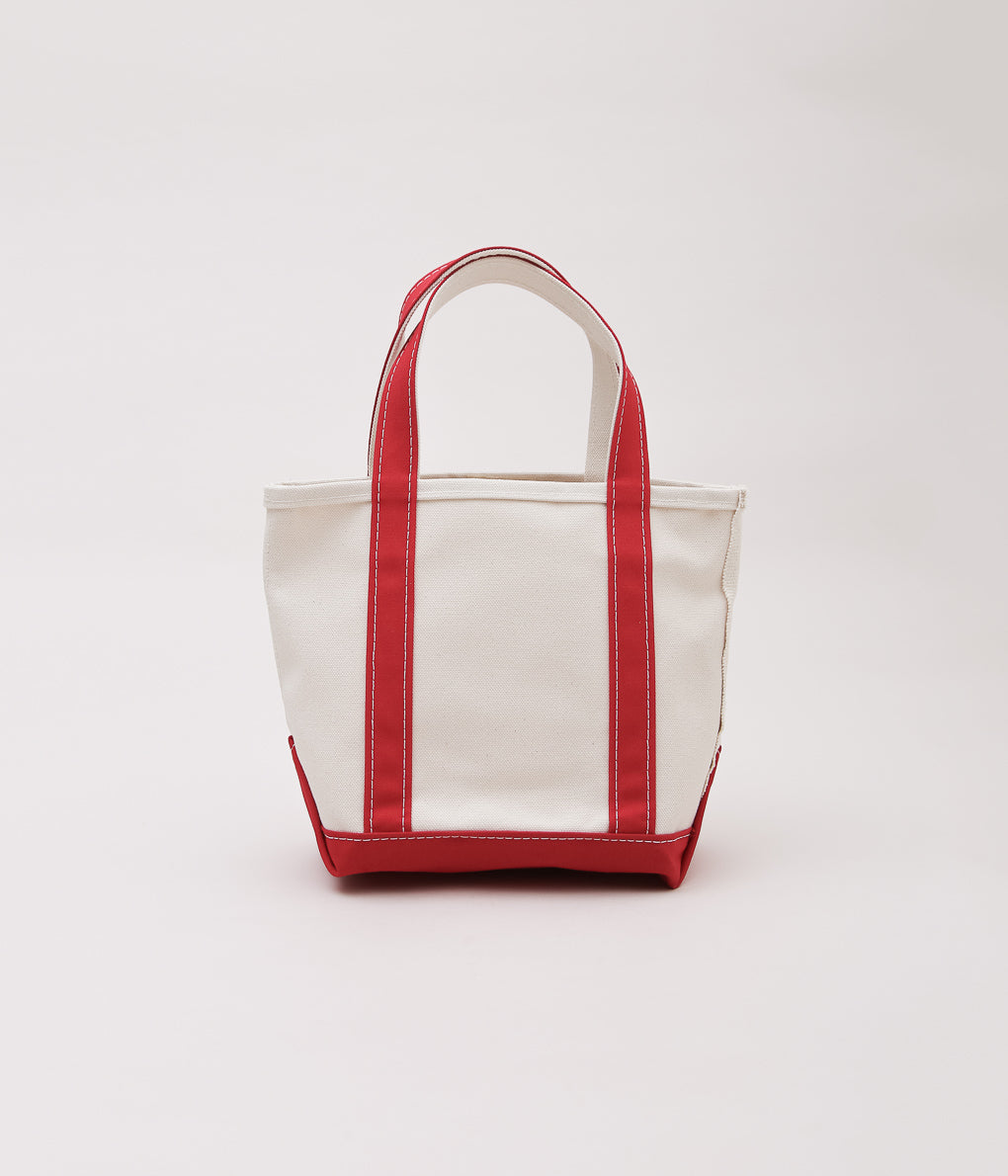 L.L. BEAN''BOAT&TOTE BAG SMALL'' (RED TRIM)