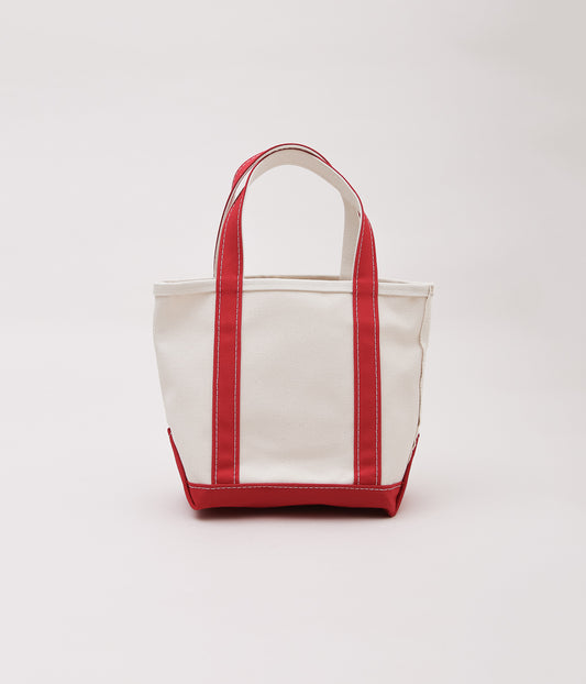 L.L. BEAN''BOAT&TOTE BAG SMALL'' (RED TRIM)