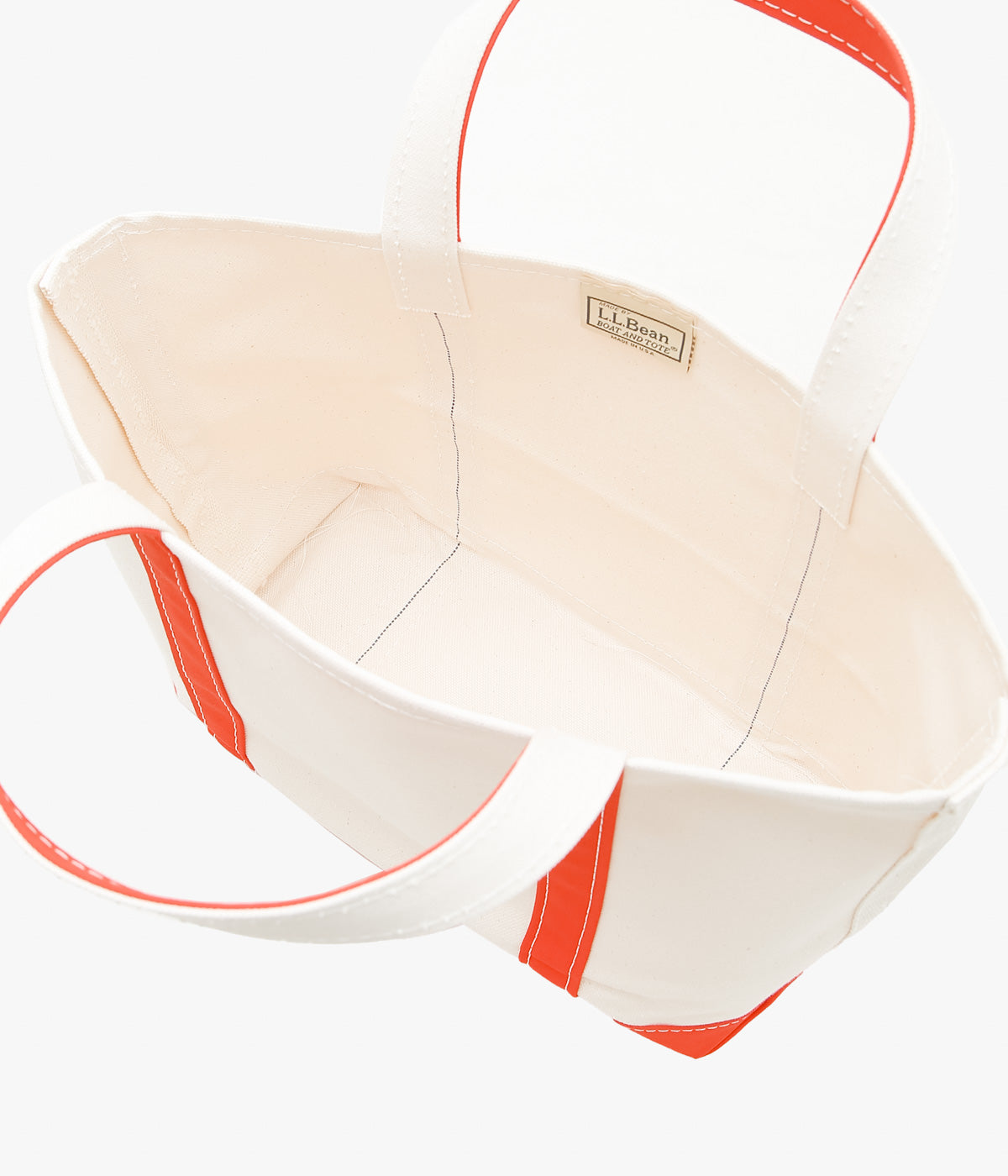 LL BEAN ''BOAT&amp;TOTE BAG MEDIUM'' (ORANGE)