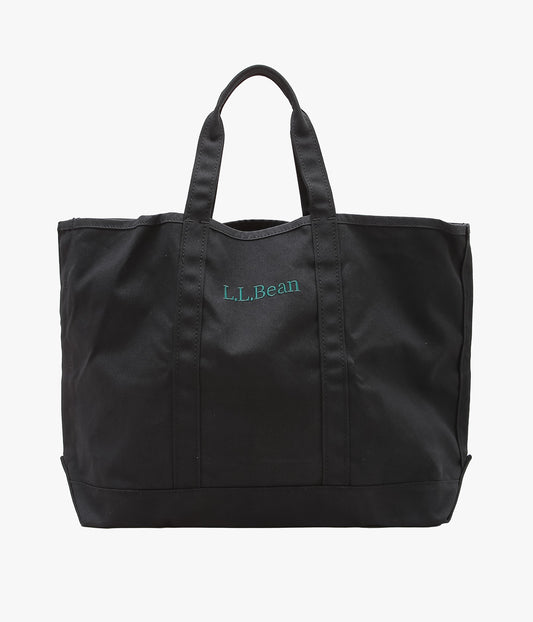LL BEAN ''GROCERY TOTE LOGO LARGE'' (BLACK)