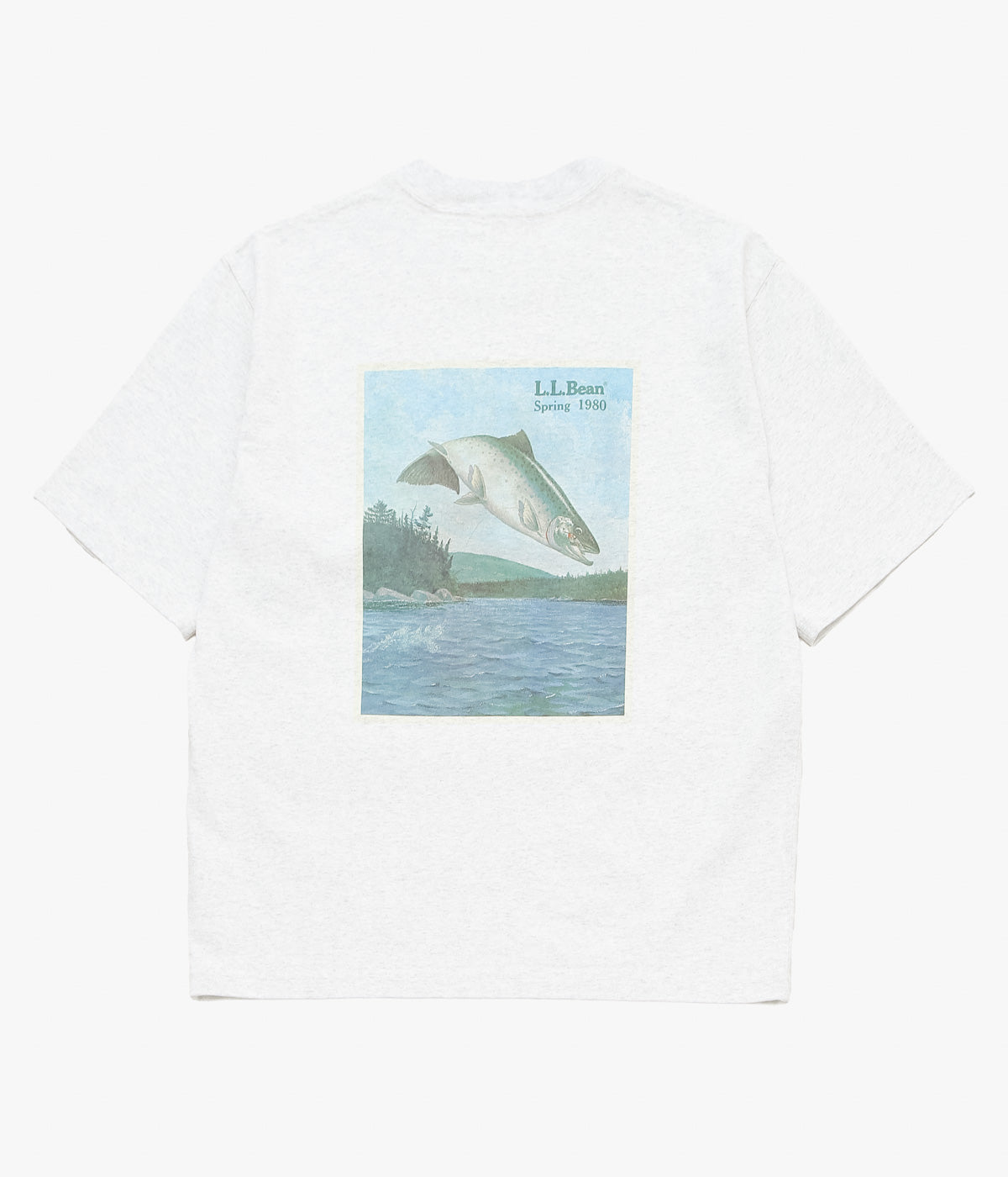 L.L. BEAN JAPAN EDITION "BEAN'S 1980SS CATALOG TROUT-TEE" (BIRCH)