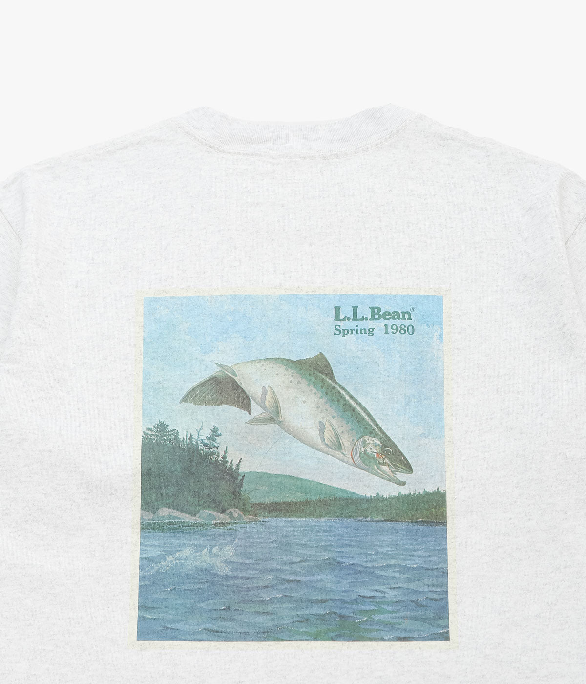 L.L. BEAN JAPAN EDITION "BEAN'S 1980SS CATALOG TROUT-TEE" (BIRCH)