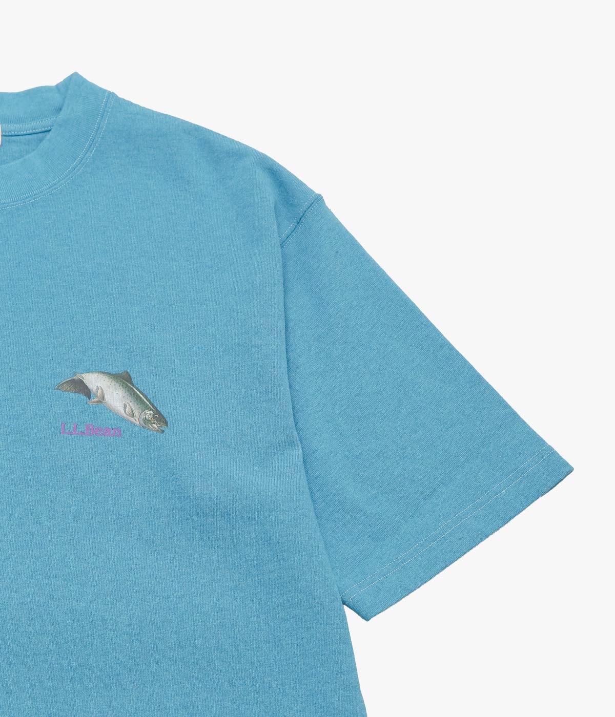 L.L. BEAN JAPAN EDITION ''BEAN'S 1980SS CATALOG TROUT-TEE'' (TOP TEAL)