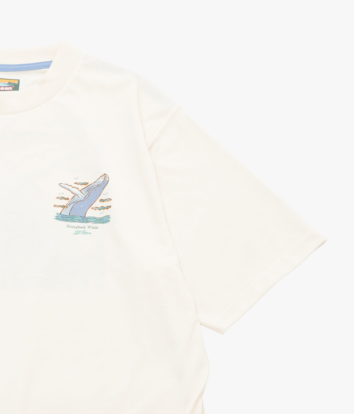 L.L. BEAN JAPAN EDITION ''DOVER FOXCROFT SHORT-SLEEVE TEE'' (HUMPBACK WHALE)