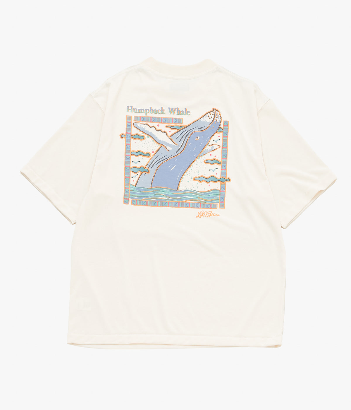 L.L. BEAN JAPAN EDITION ''DOVER FOXCROFT SHORT-SLEEVE TEE'' (HUMPBACK WHALE)