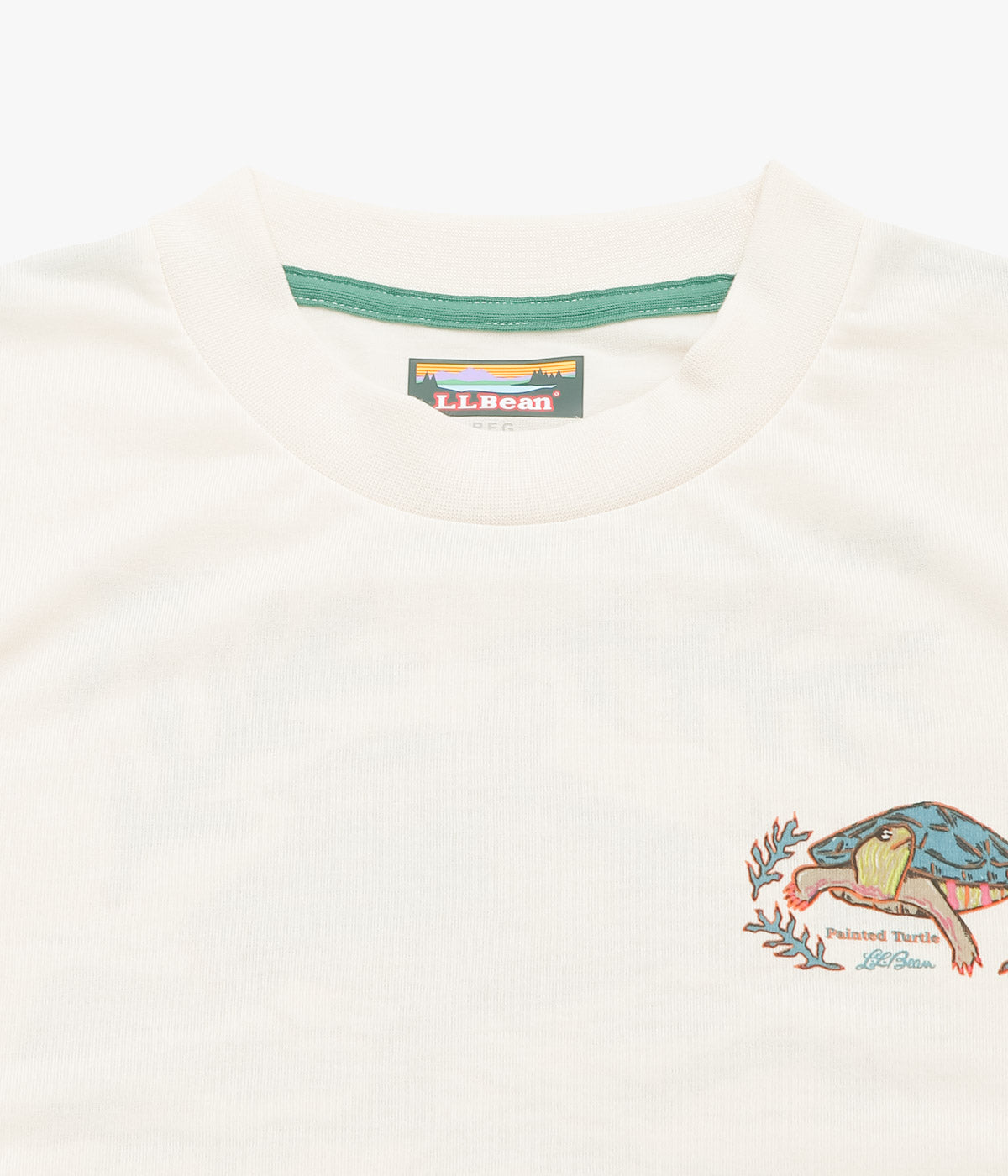 L.L. BEAN JAPAN EDITION ''DOVER FOXCROFT SHORT-SLEEVE TEE'' (PAINTED TURTLE)